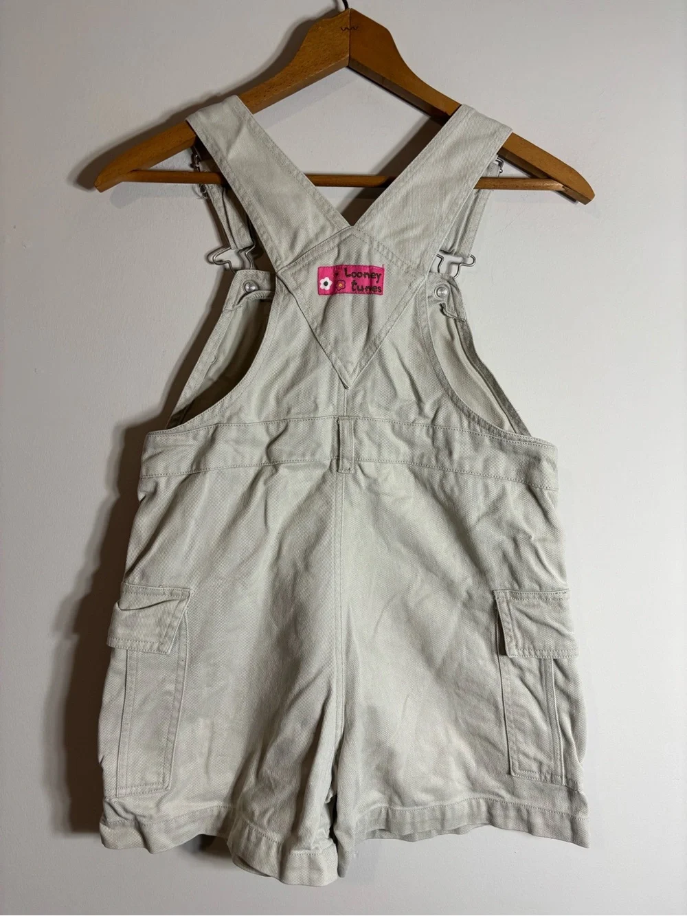 Vintage Looney Tunes Tweety Bird Short Alls Size 10 Y2K